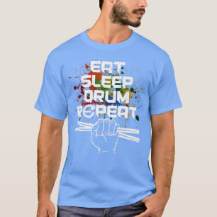 Camiseta Tambores repetitivos do tambor de latência