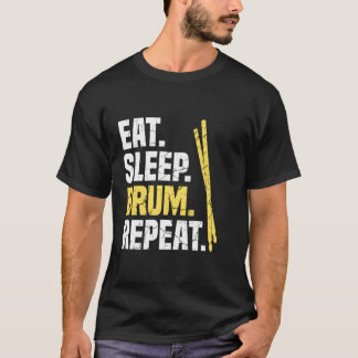 Camiseta Tambores repetitivos do tambor de latência