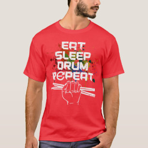 Camiseta Tambores repetitivos do tambor de latência