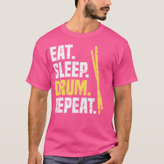 Camiseta Tambores repetitivos do tambor de latência