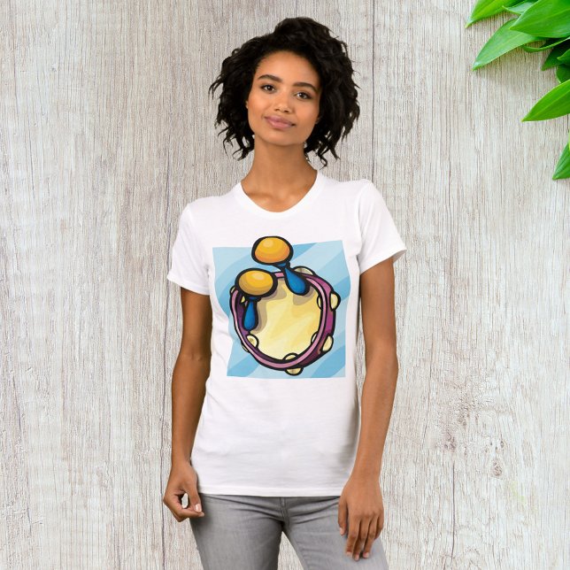 Camiseta Tamborine E Maraccas T-Shirt (Criador carregado)