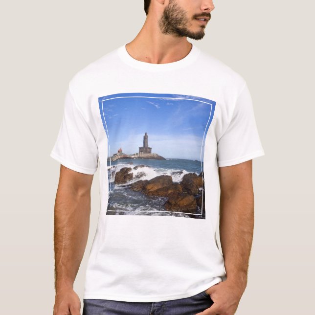 Camiseta Tamil Nadu da estátua | de Thiruvalluvar do santo, (Frente)