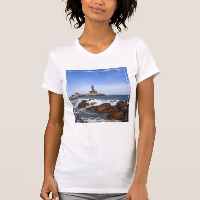 Camiseta Tamil Nadu da estátua | de Thiruvalluvar do santo, (Frente)