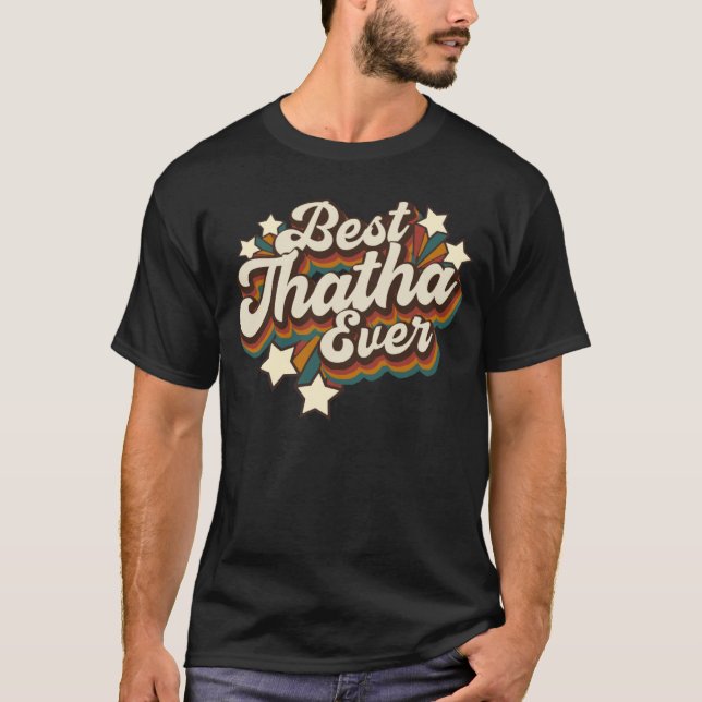 Camiseta Tamil Thatha Avô Melhor Que Nunca (Frente)