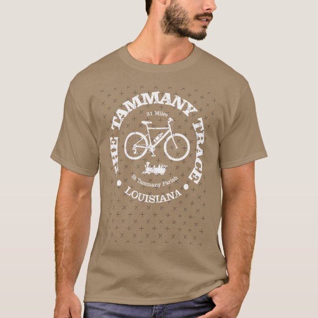 Camiseta Tammany Trace ciclismo superdimensionado (Frente)