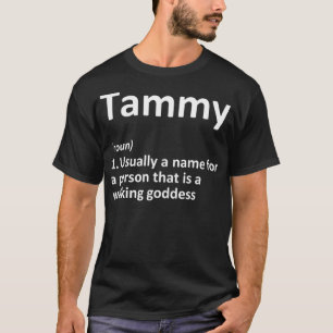 Camiseta TAMMY Definição Nome Personalizado Funny Aniversár