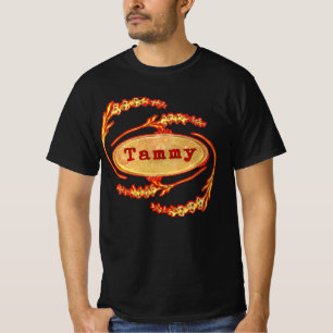 Camiseta Tammy do lixo do trailer do logotipo