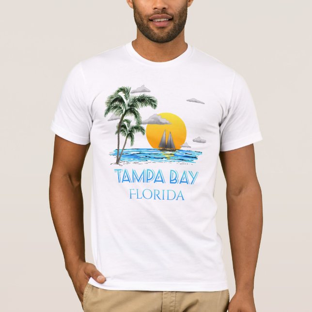 Camiseta Tampa Bay Florida Sailing (Frente)