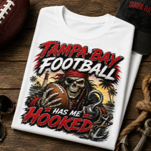 Camiseta Tampa Bay Futebol Me Fisgado Fã Pirata