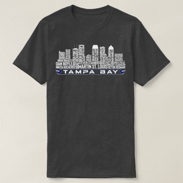 Camiseta Tampa Bay Hockey Team O Tempo Todo Lendas Tampa Ba (Frente do Design)