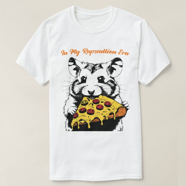 Camiseta Tampa de Comida de Hamster (Frente do Design)