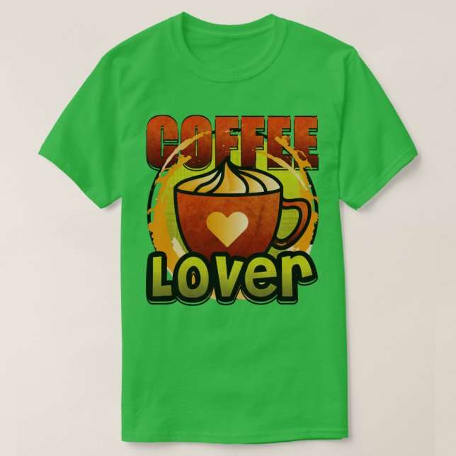 Camiseta Tampa do café (Frente do Design)