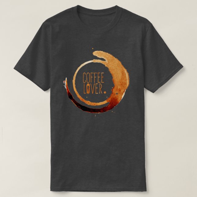 Camiseta Tampa do café (Frente do Design)