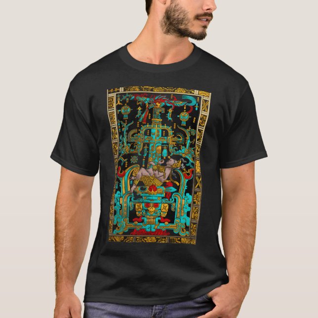 Camiseta Tampa Do Excelente De Pakal - Palenque Astronau (Frente)