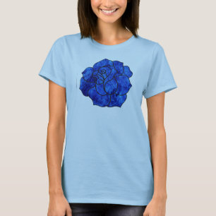 Camiseta Tampa do Rosa de Fogo Azul
