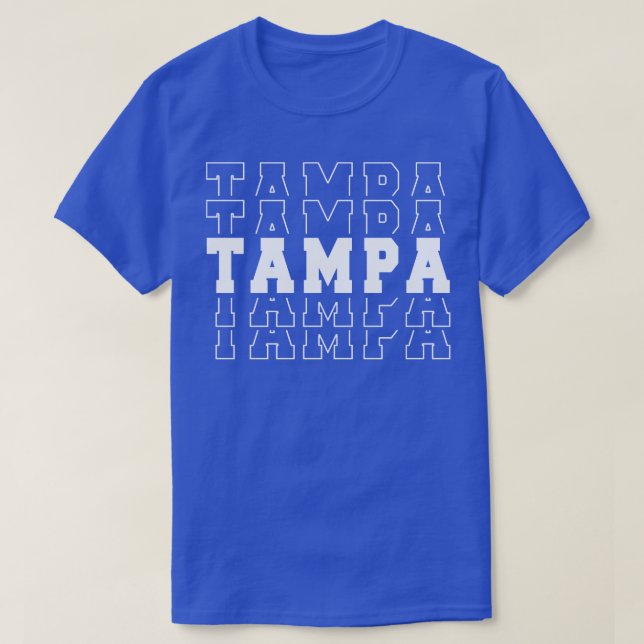 Camiseta Tampa Florida Tampa FL 1 (Frente do Design)