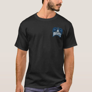 Camiseta Tampa preta do logotipo T-Shirt