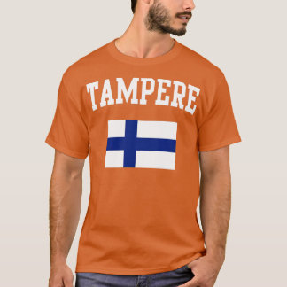 Camiseta Tampere Finlândia Flag