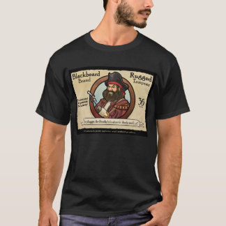 Camiseta Tampons ásperos da marca de Blackbeard