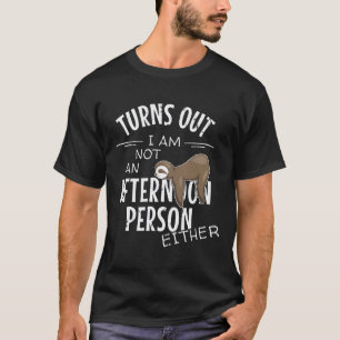 Camiseta Tampouco é uma pessoa da tarde Dias lentos e pregu