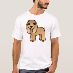 Camiseta Tan bonito/desenhos animados de creme de cocker