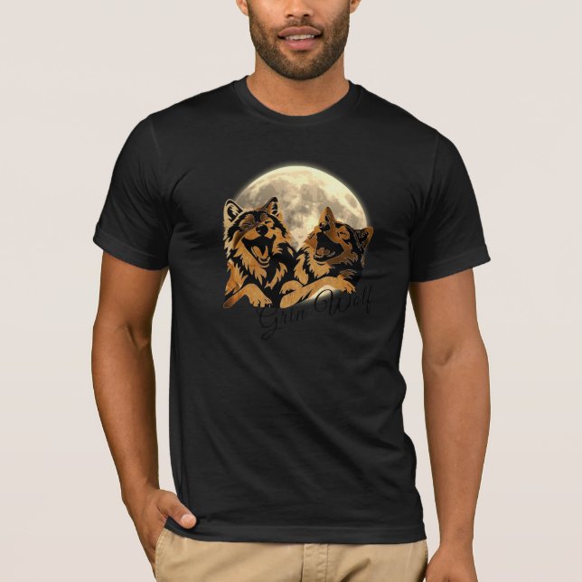 Camiseta Tan Grin Wolf (Frente)