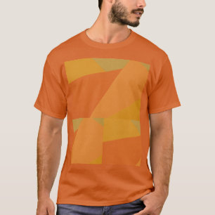 Camiseta Tân Moderno E Abstrato Verde