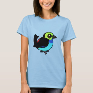 Camiseta Tanager do paraíso de Birdorable