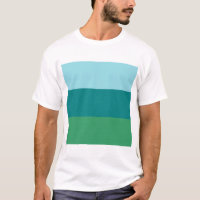 Tanager Turquesa, Azul Teal e Verde Kelly Horiz