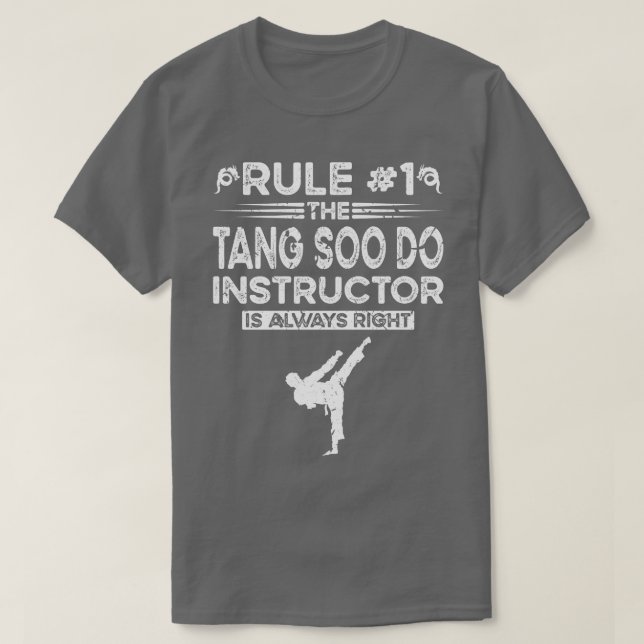Camiseta Tang Soo Do Instrutor Coreano Artes Marciais (Frente do Design)