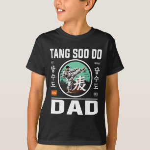 Camiseta Tang Soo Do Karate Pai Para Artes Marciais E Pai