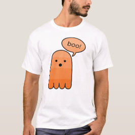 Camiseta Tangerine Orange Boo Ghost Halloween