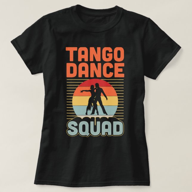 Camiseta Tango Dance Squad Correspondente ao Tango Dance Sc (Frente do Design)