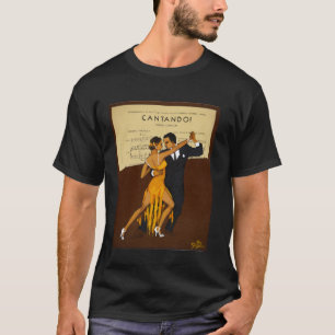 Camiseta Tango Dance Viagens vintage por Daniel Trian