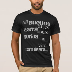 Camiseta Tango do querido do MI Buenos Aires
