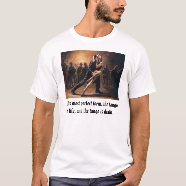 Camiseta tango em seu formulário mais perfeito, o tan… (Frente)