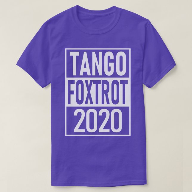 Camiseta Tango Foxtrot 2020 (Frente do Design)