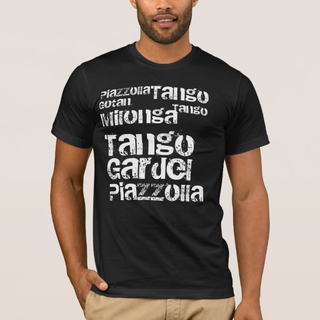 Camiseta Tango Milonga e Piazzolla (Frente)
