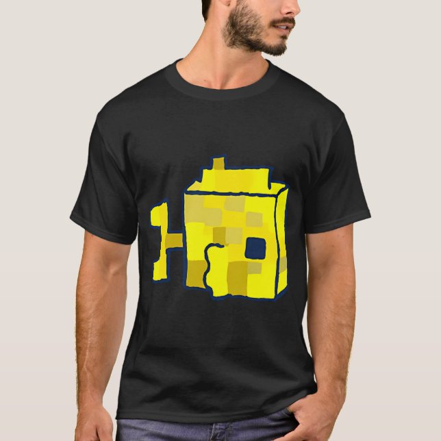 Camiseta Tangue Amarelo Minecraft (Frente)