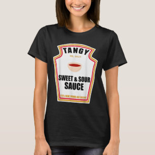 Camiseta Tangy Sweet E Sour Molce Comida De Lover Correspon