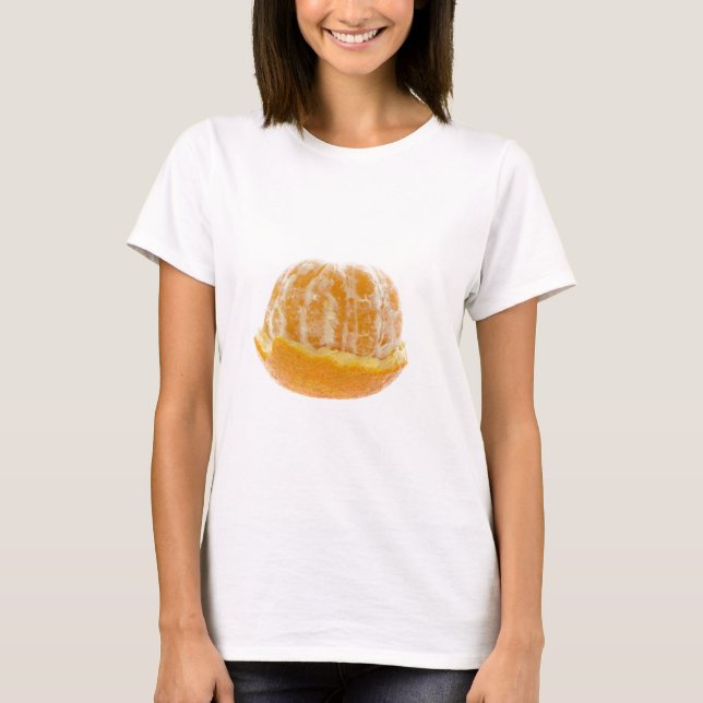 Camiseta Tanjerina descascada metade (Frente)
