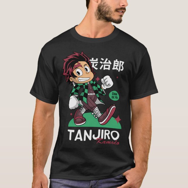 Camiseta Tanjiro Kamado Demon Slayer (Frente)