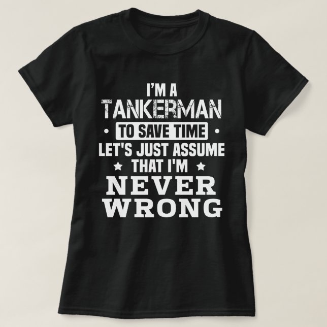 Camiseta Tankerman (Frente do Design)
