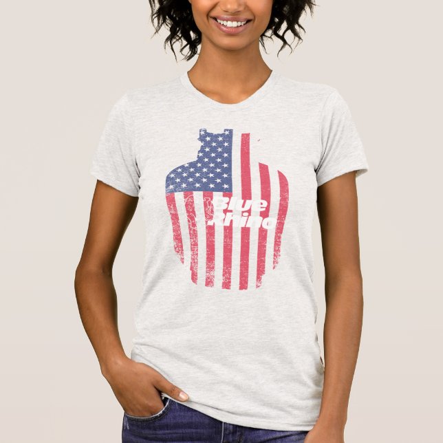 Camiseta Tanque "American Flag" do Blue Rhino (cor) (Frente)