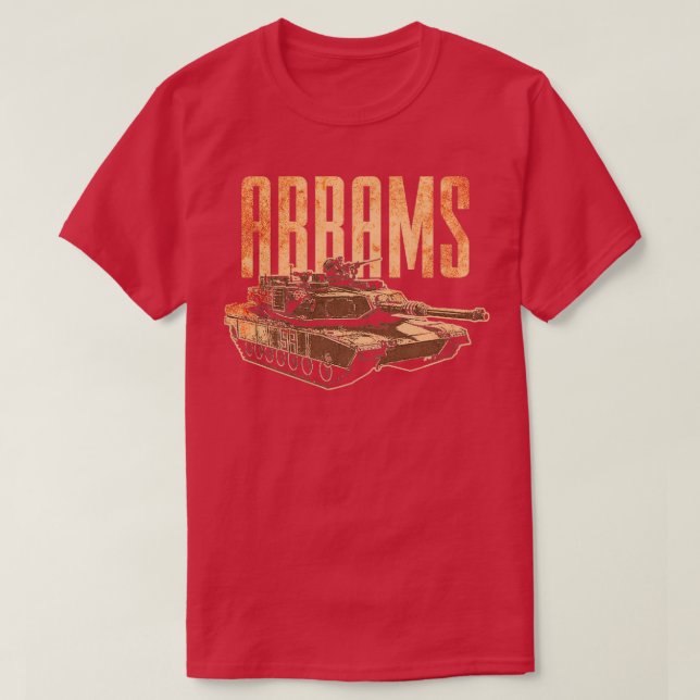 Camiseta Tanque Americano Abrams M1 (Frente do Design)