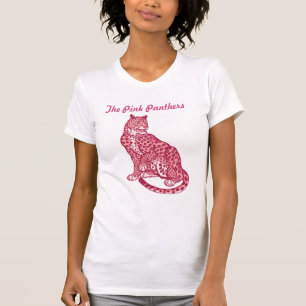 Camiseta Tanque cor-de-rosa da pantera