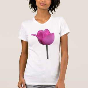 Camiseta Tanque cor-de-rosa da tulipa