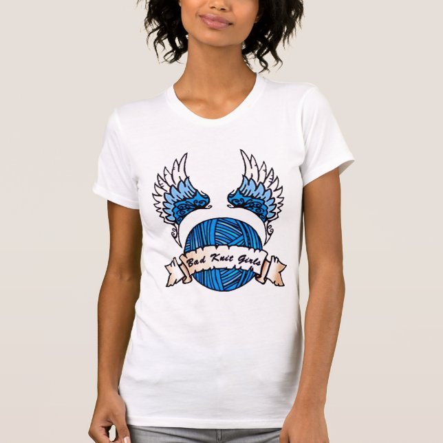 Camiseta Tanque da menina da malha (Frente)