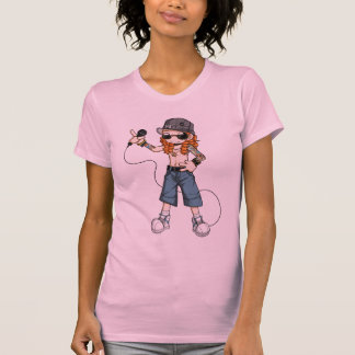 Camiseta Tanque das meninas da goma da goma de KaC