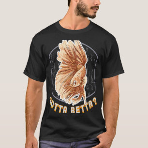 Camiseta Tanque de Aquário de Peixe Betta Feminino Meninas